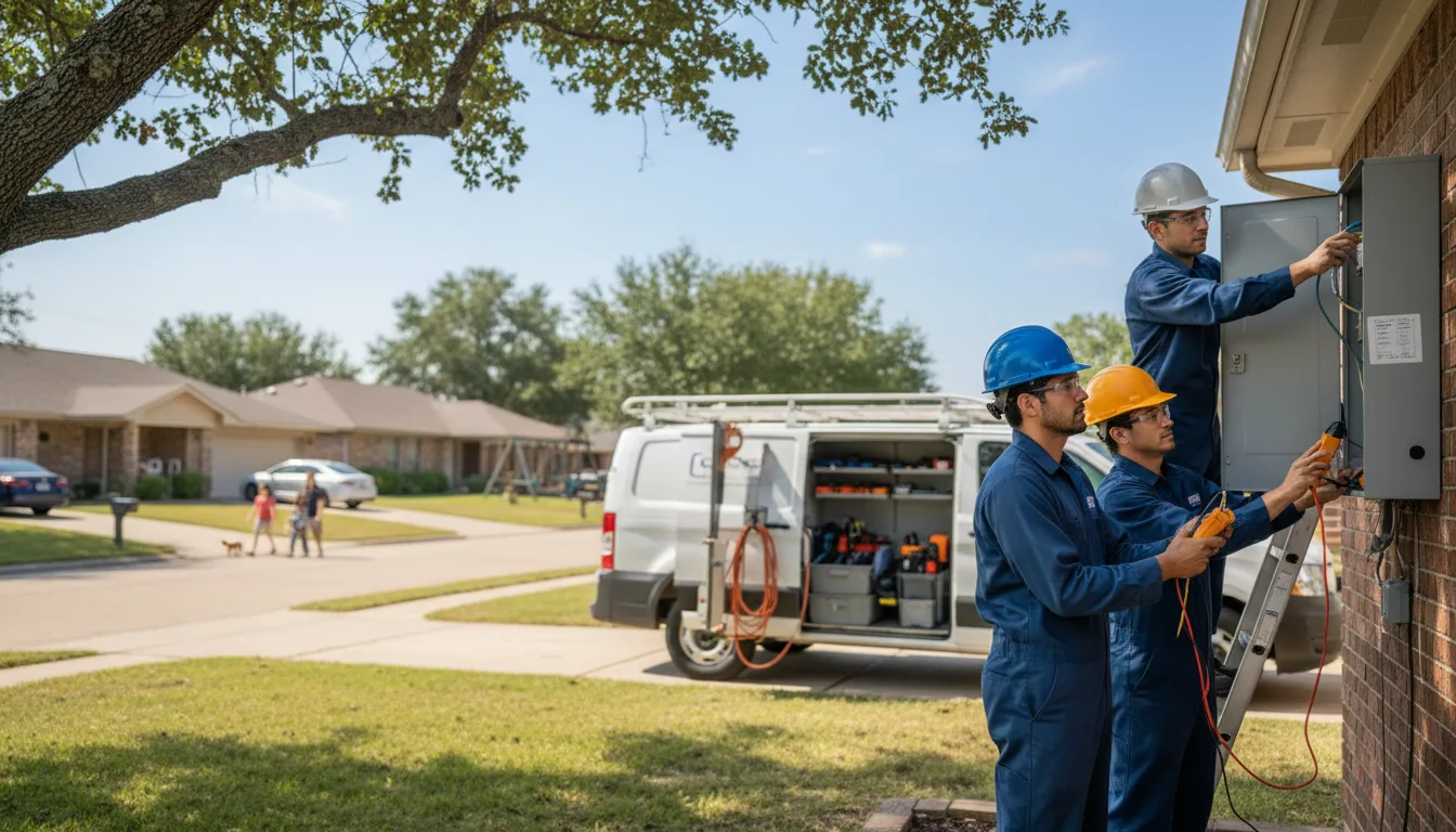 Certified electrician providing emergency electrical services in Lindsey, OH